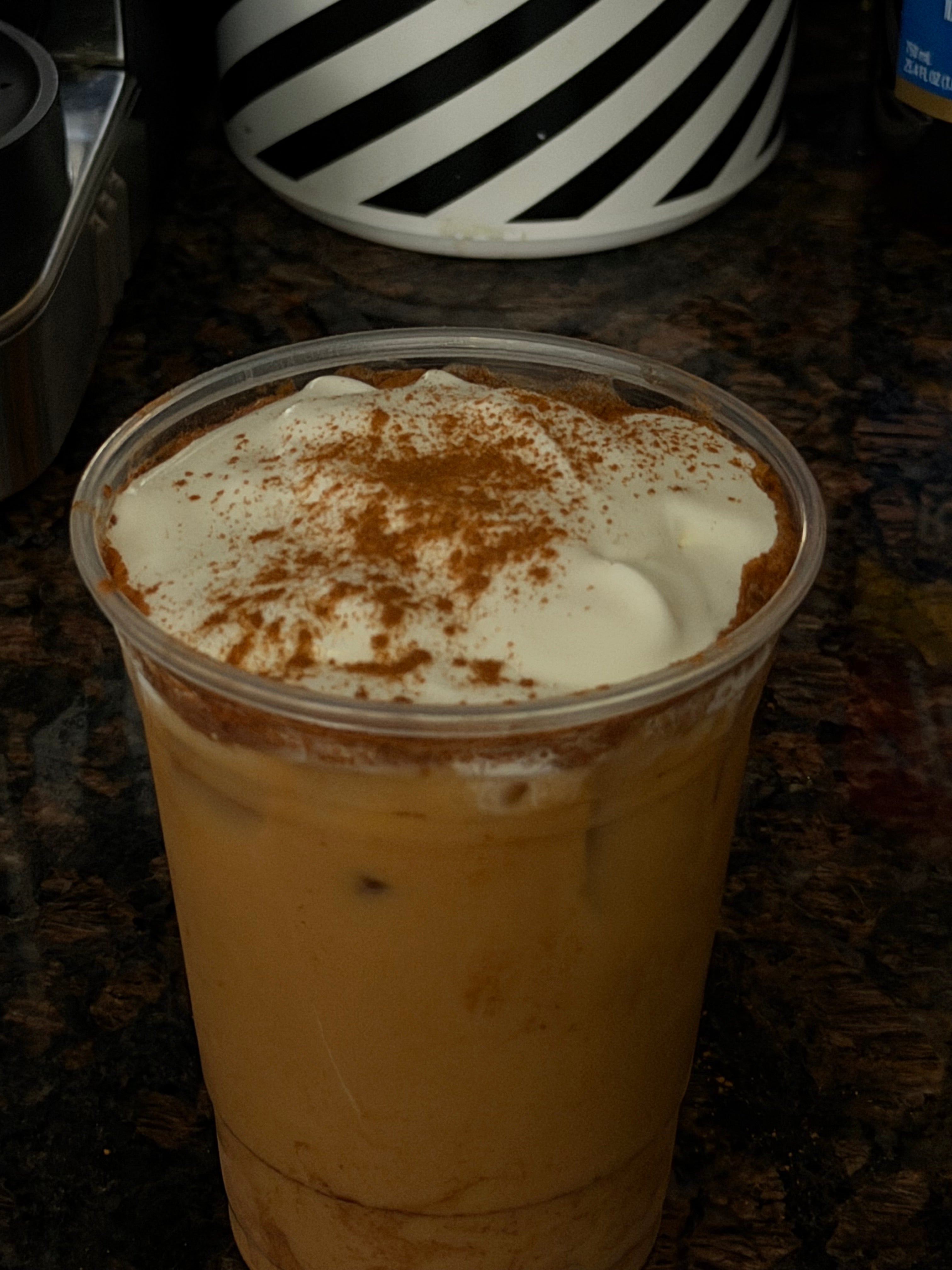 Cinnamon latte